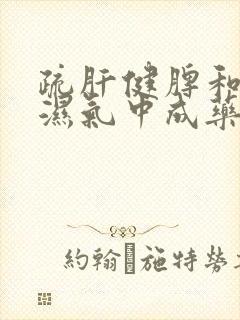 疏肝健脾和胃去湿气中成药封面