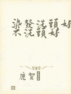 染发洗头好还是不洗头好