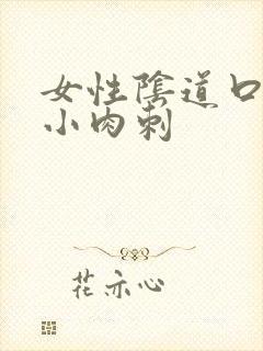 女性阴道口处有小肉刺封面