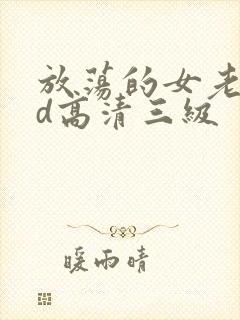 放荡的女老板bd高清三级