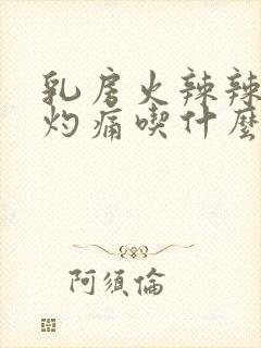 乳房火辣辣的烧灼痛吃什么药