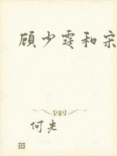 顾少霆和宋斯曼