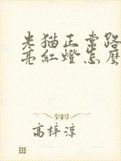 光猫正常路由器亮红灯怎么解决