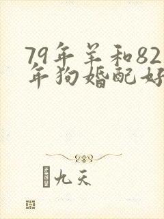 79年羊和82年狗婚配好不好