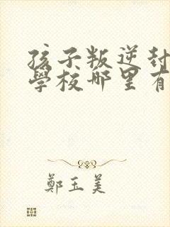 孩子叛逆封闭式学校哪里有