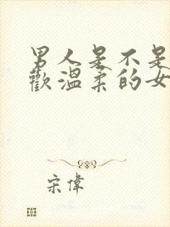 男人是不是都喜欢温柔的女人