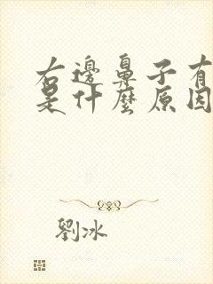 右边鼻子有血丝是什么原因封面