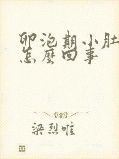 卵泡期小肚子疼怎么回事