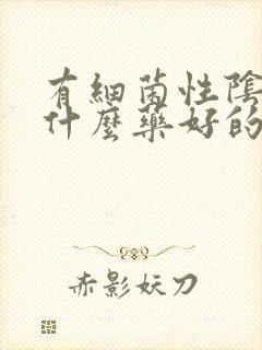 有细菌性阴炎吃什么药好的快