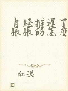 月经推迟了肚子胀胀的怎么回事啊封面