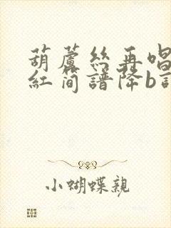 葫芦丝再唱映山红简谱降b调视唱封面