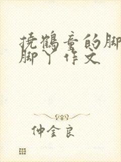 挠鹤童的脚心和脚丫作文封面