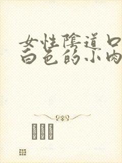 女性阴道口长了白色的小肉刺