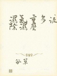 湿气重多流汗会除湿么