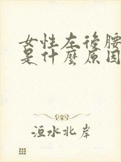 女性左后腰酸痛是什么原因