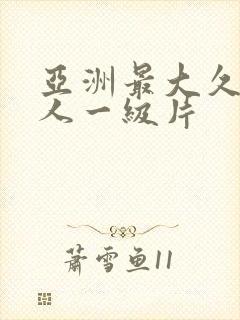 亚洲最大久久成人一级片