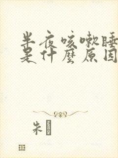 半夜咳嗽睡不着是什么原因