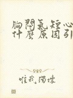 胸闷气短心慌是什么原因引起的