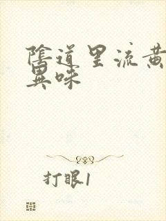 阴道里流黄水有异味