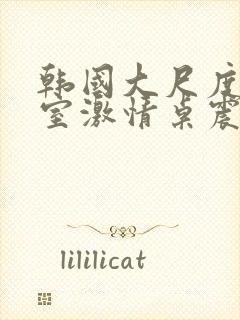 韩国大尺度办公室激情桌震