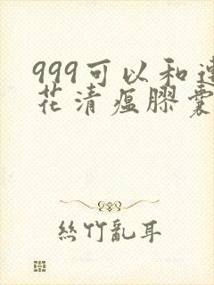 999可以和连花清瘟胶囊一起吃吗