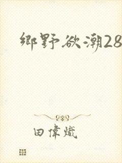 乡野欲潮28章封面