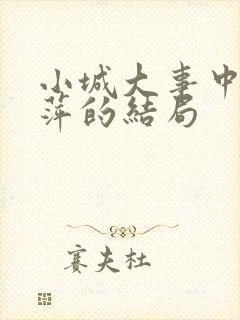 小城大事中李秋萍的结局封面