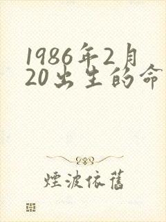 1986年2月20出生的命运
