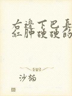 右边下巴长痘痘红肿硬硬的还疼怎么解决