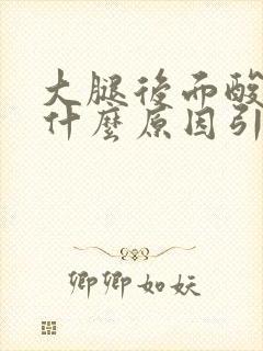 大腿后面酸胀是什么原因引起的