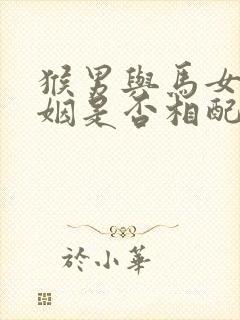 猴男与马女的婚姻是否相配