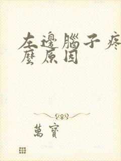 左边脑子疼是什么原因