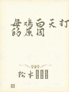 母鸡白天打瞌睡的原因封面