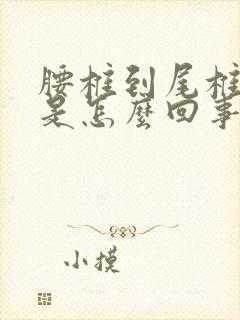 腰椎到尾椎骨疼是怎么回事