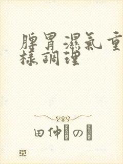 脾胃湿气重怎么样调理