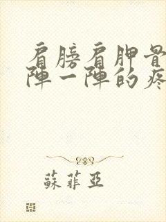 肩膀肩胛骨缝一阵一阵的疼封面