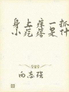 身上痒一抓就起小疙瘩是什么原因