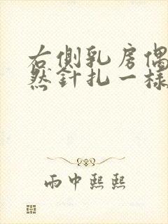 右侧乳房偶尔突然针扎一样痛封面