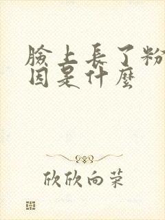 脸上长了粉刺原因是什么