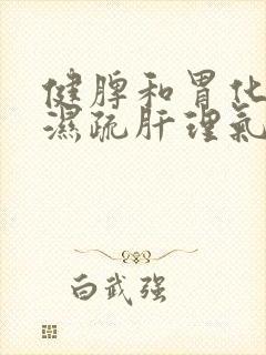 健脾和胃化痰祛湿疏肝理气封面