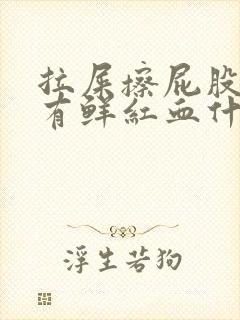 拉屎擦屁股纸上有鲜红血什么原因封面