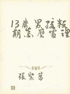 13岁男孩叛逆期怎么处理