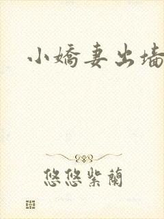 小娇妻出墙记封面