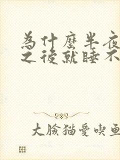 为什么半夜醒来之后就睡不着了