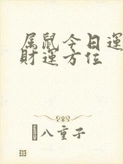 属鼠今日运势偏财运方位