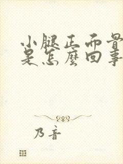 小腿正面骨头疼是怎么回事