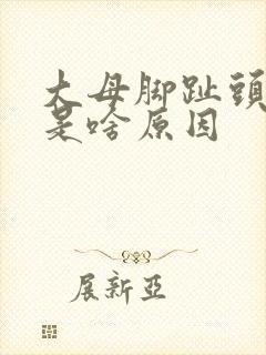 大母脚趾头麻木是啥原因