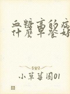 血糖高的病人吃什么早餐好封面