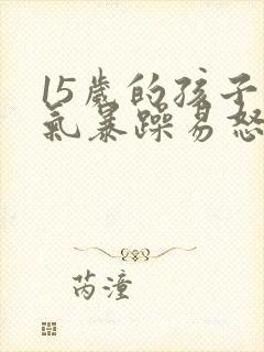 15岁的孩子脾气暴躁易怒