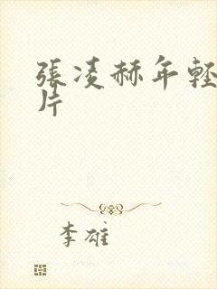 张凌赫年轻时照片封面